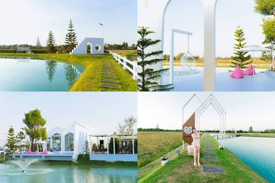 ที่เที่ยวกาฬสินธุ์ ใจกลางนา คาเฟ่