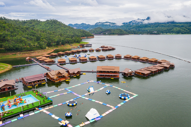 ที่เที่ยวกาญจนบุรี เขื่อนศรีนครินทร์