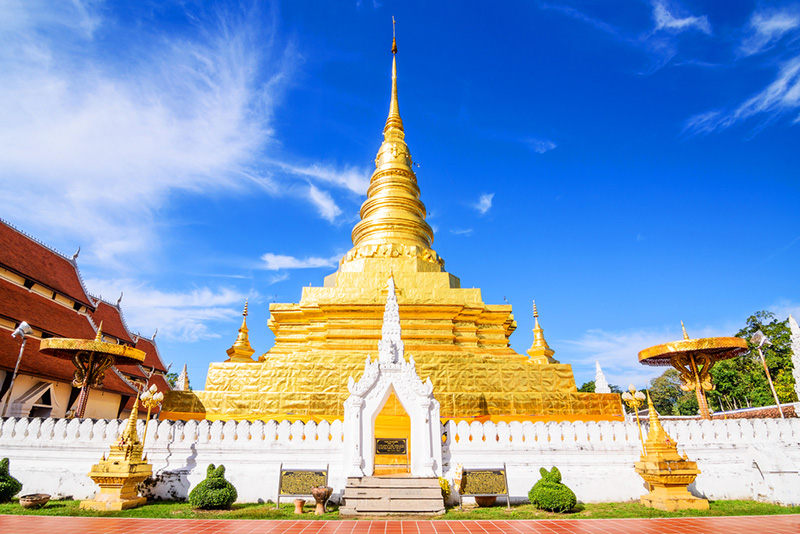 ที่เที่ยวน่าน วัดพระธาตุแช่แห้ง พระอารามหลวง